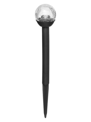 Solar-Gartenstecker in Schwarz - (H)26,5 cm