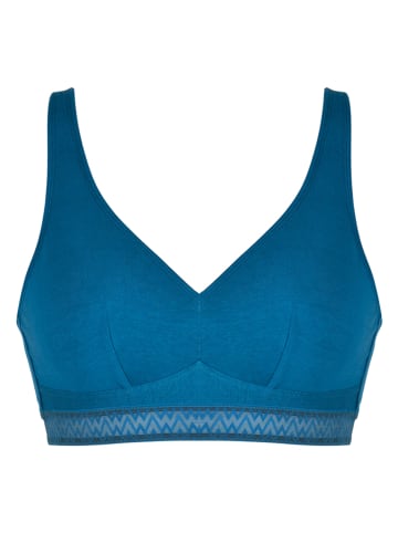 Beugelloze beha blauw