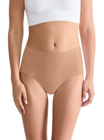Pełne figi high waist (2 pary) "ZeroFeel2.0" w kolorze czarnym i jasnobrązowym
