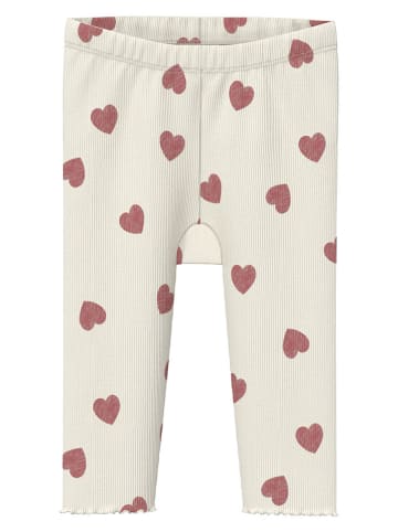 Legginsy w kolorze kremowym