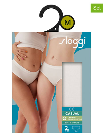 2er-Set: Pantys "Go Casual" in Weiß