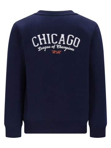 Sweatshirt "Silver" in Dunkelblau