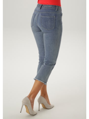 Dżinsy - Skinny fit - w kolorze niebieskim