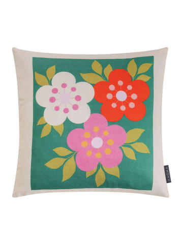 Poszewka "Fiorito" w kolorze zielonym na poduszkę - 45 x 45 cm
