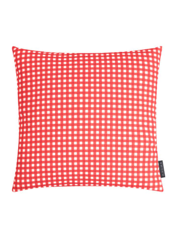 Kissenhülle "Vichy" in Rot - (L)45 x (B)45 cm