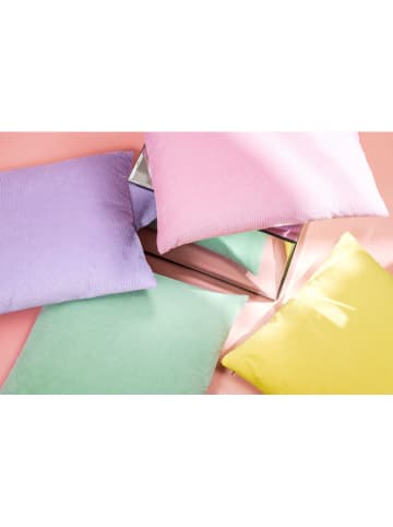 Cord-Kissenhülle "Lottie" in Grün - (L)45 x (B)45 cm