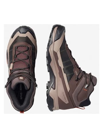 Trekkingschuhe "X ULTRA 5 MID GTX" in Braun/ Beige