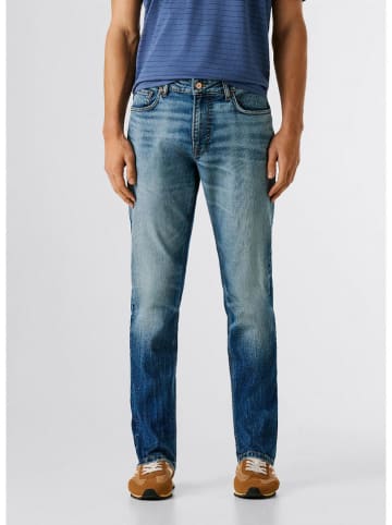 Spijkerbroek - tapered fit - blauw