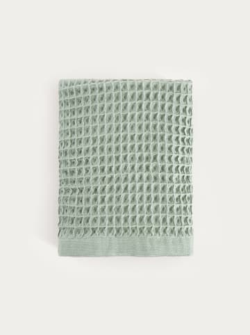 Handtuch ''Vaffel'' in Grün - (L)90 x (B)50 cm