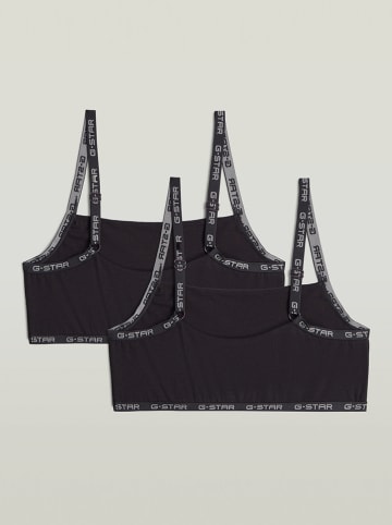 2-delige set: bustiers zwart