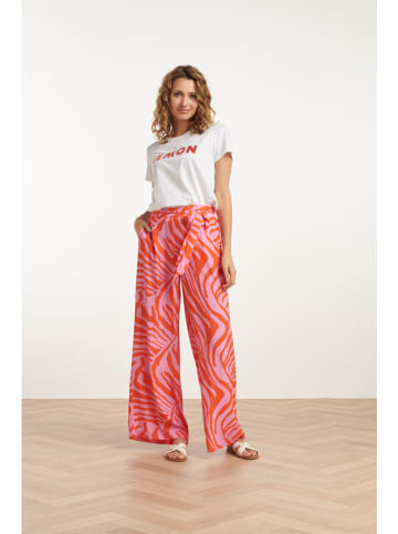 Broek oranje/roze