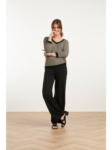 Blouse zwart/goudkleurig
