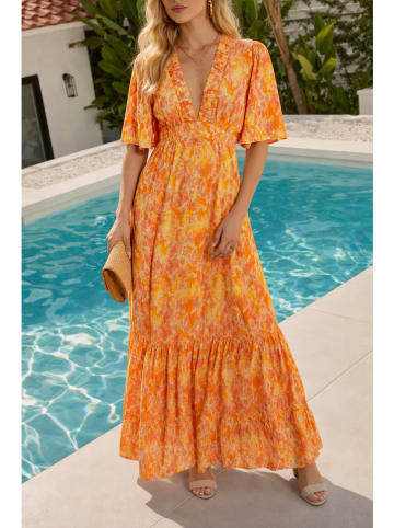 Kleid in Orange