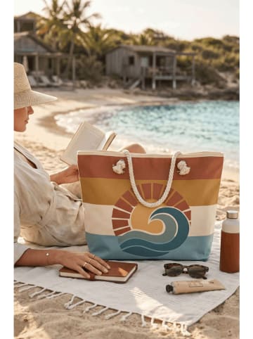 Strandtasche in Bunt - (B)55 x (H)36 x (T)15 cm
