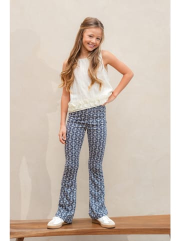 Uitlopende leggings "Floor" donkerblauw