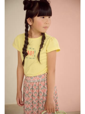 Shirt "Kiss" geel