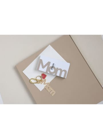 Sleutelhanger "Mom" goudkleurig