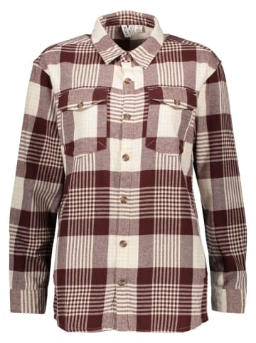 Flanellhemd "Let It Go" in Rot/ Beige