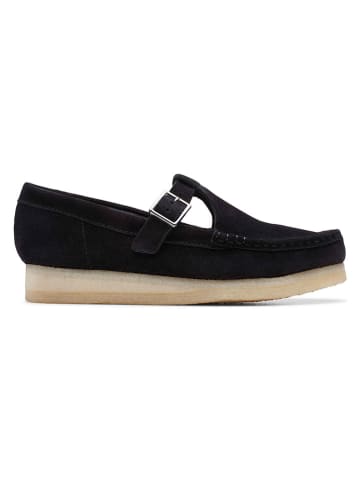 Leder-Mokassins "Wallabee" in Schwarz