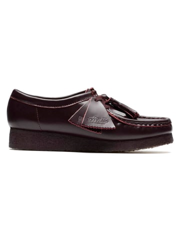 Leder-Schnürschuhe "Wallabee" in Lila