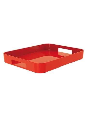 Serviertablett in Rot - (L)53,5 x (B)34,5 cm