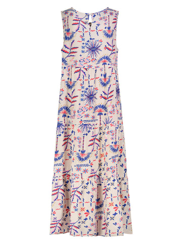 Kleid in Sand/ Blau
