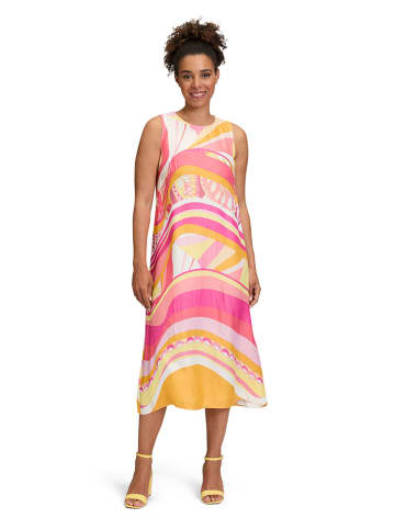 Kleid in Pink/ Rosa/ Gelb