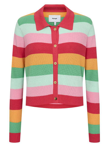 Cardigan "Hanni" in Rot/ Grün
