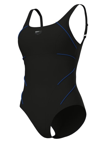 Badpak zwart/blauw