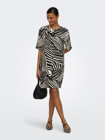 Jurk "Debbie" zwart/wit