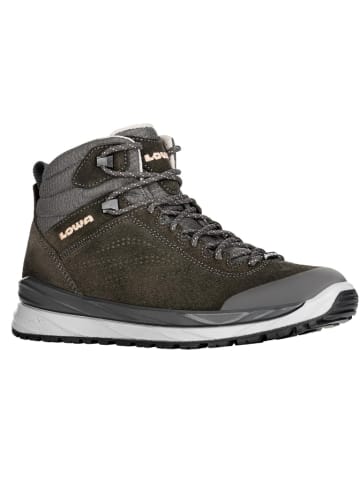 Skórzane botki trekkingowe "Malta GTX" w kolorze szarym