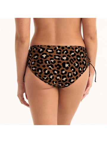 Bikini-Hose "Anny" in Braun/ Schwarz