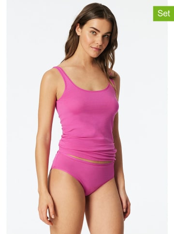 2er-Set: Slips in Pink/ Weiß