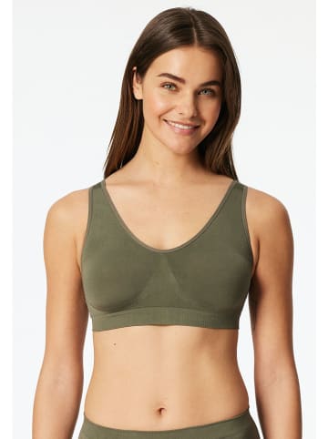 Top w kolorze khaki