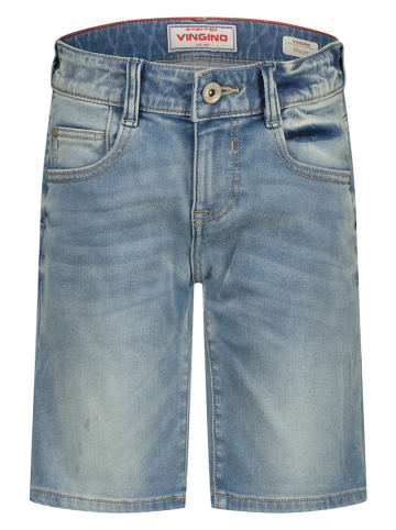 Spijkershort blauw