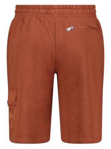 Sweatbermudas "Ponclav" in Rostrot