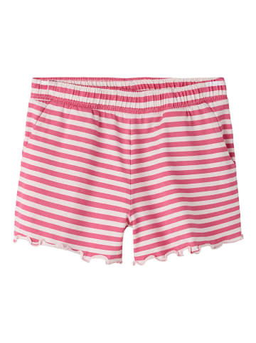 Sweatshorts "Jill" in Pink/ Weiß