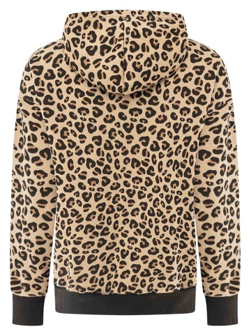 Hoodie "Black Leo" beige