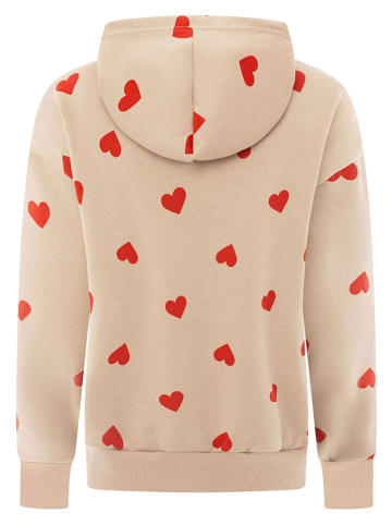 Bluza "Hearts" w kolorze beżowym