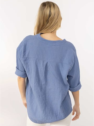 Blouse blauw