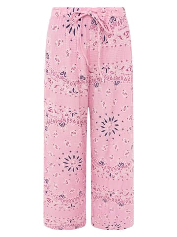 Stoffen broek lichtroze
