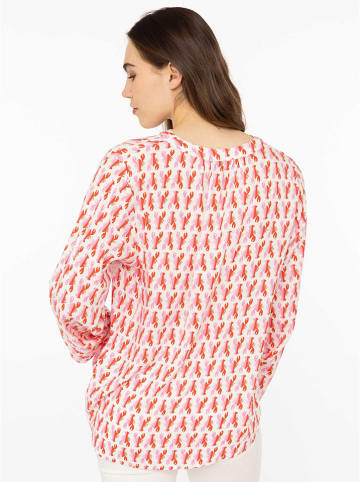 Blouse "Lobsters" wit/rood