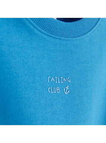 Sweatshirt in Blau