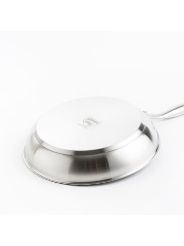 Patelnia wok "Profile Plus" w kolorze srebrnym - Ø 28 cm