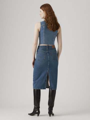 Spijkerrok blauw