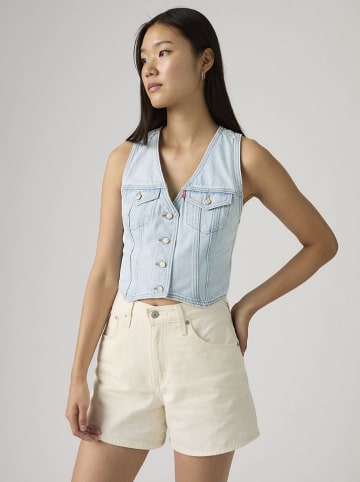 Jeansweste in Hellblau
