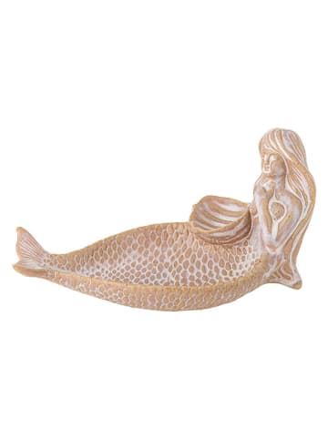 Dekoschale "Abitha" in Beige - (L)19,5 cm