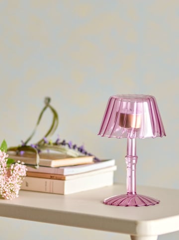Teelichthalter "Cisco Votive" in Rosa - (H)18 x Ø 10,5 cm