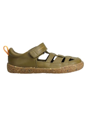 Leren barefootschoenen "Noto 2.0" kaki/Khaki