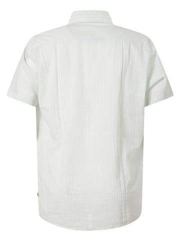 Hemd in Creme/ Grün